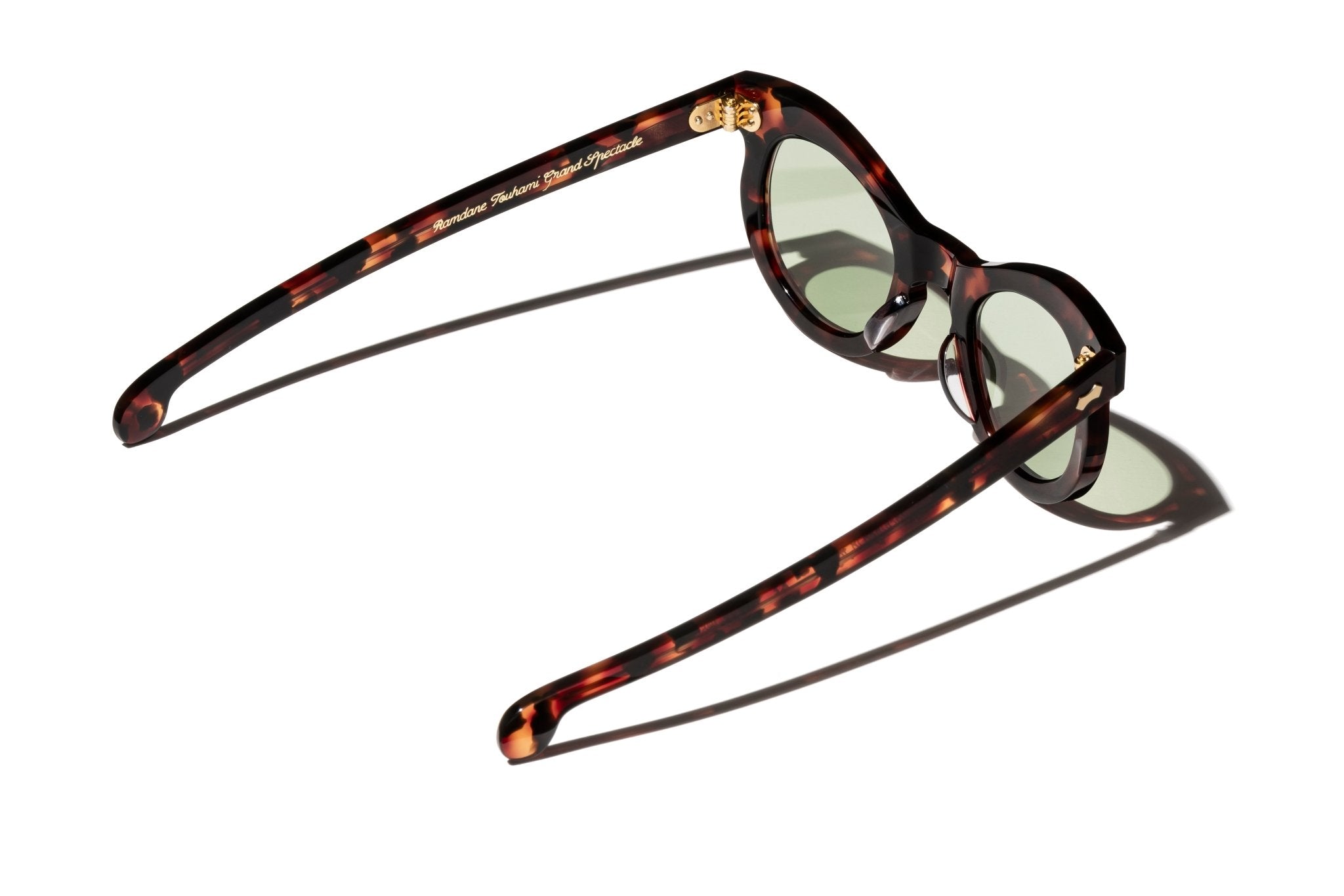 RT03 SUNGLASSES (TORTOISE / GREEN LENSES) - GRAND SPECTACLE