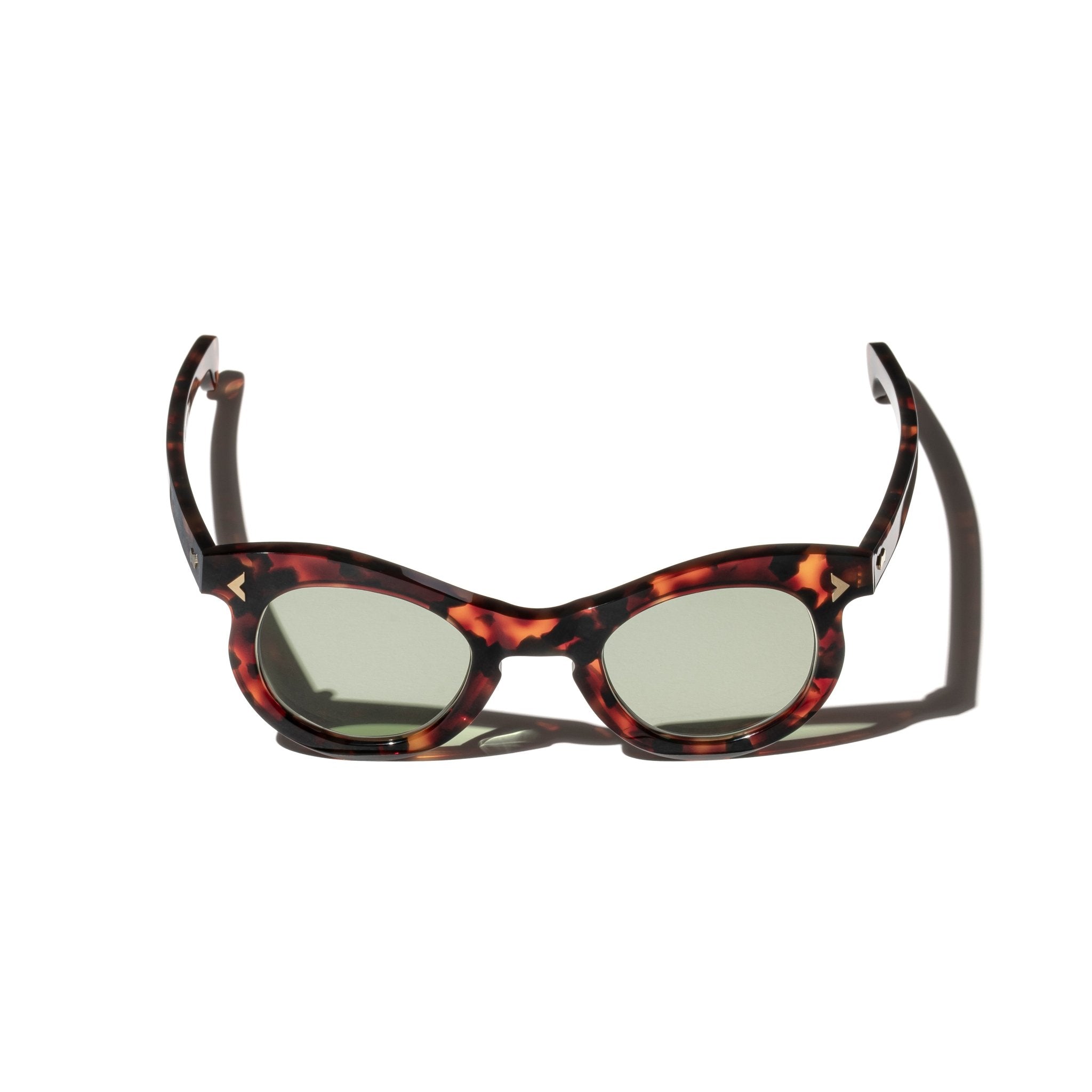 RT03 SUNGLASSES (TORTOISE / GREEN LENSES) - GRAND SPECTACLE