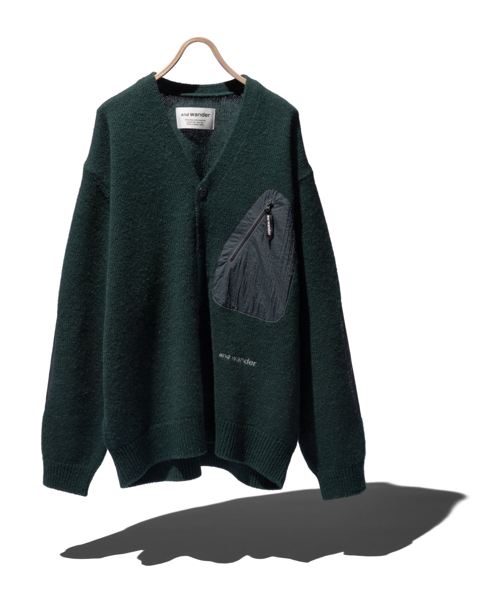 Shetland Wool Cardigan - AND WANDER