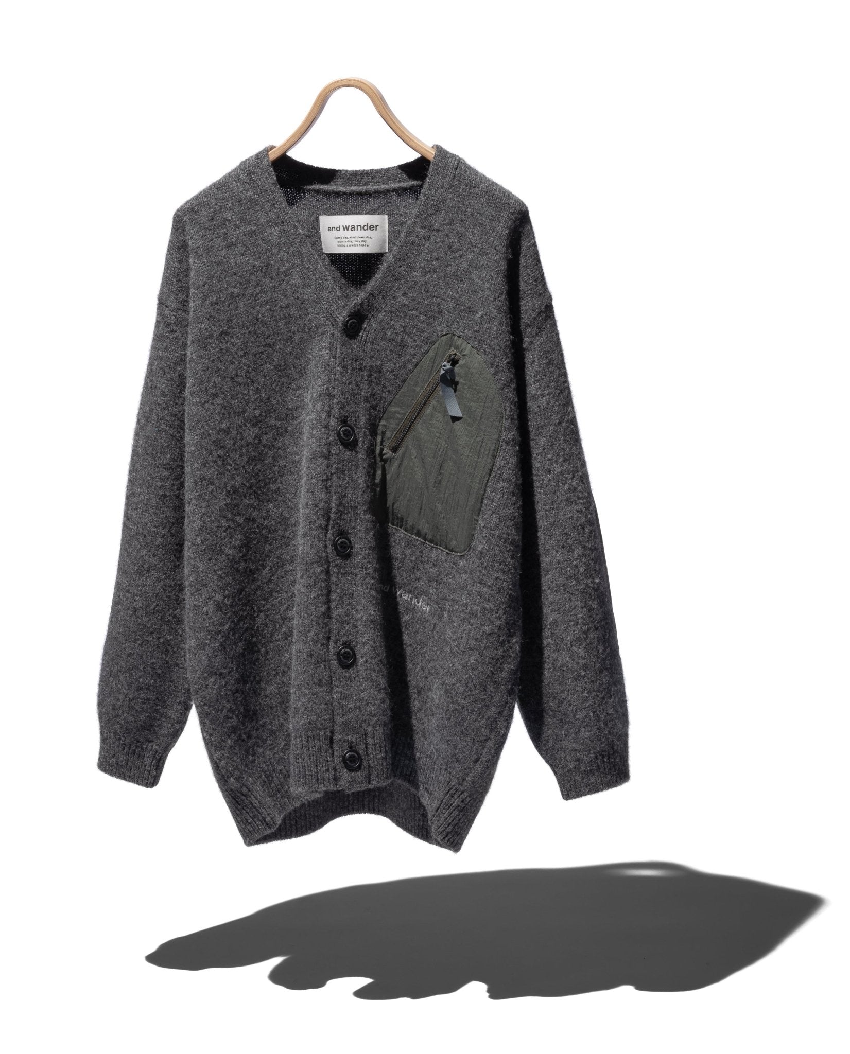 Shetland Wool Cardigan - AND WANDER