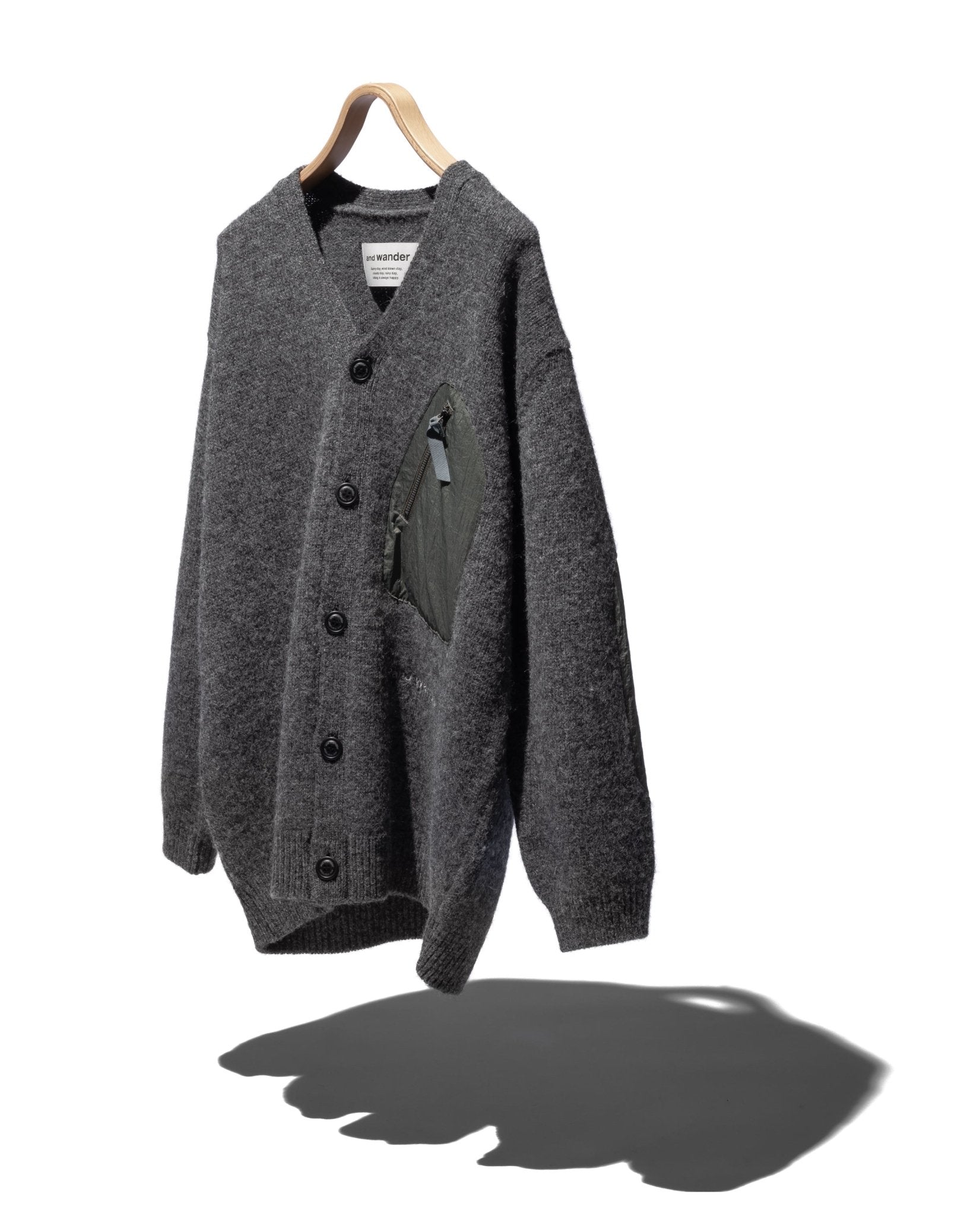 Shetland Wool Cardigan - AND WANDER