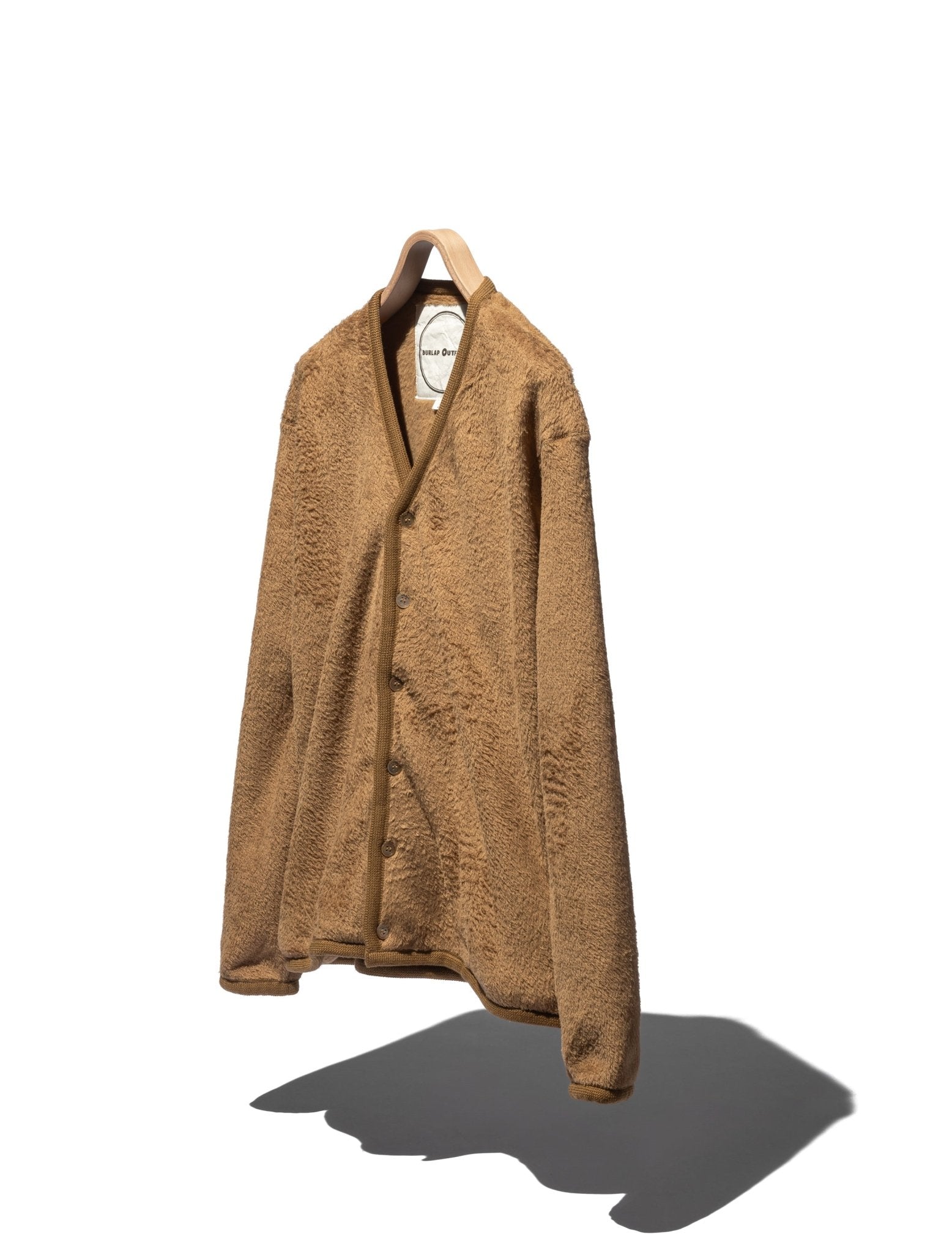 Solid Fleece Cardigan - BURLAP OUTFITTER