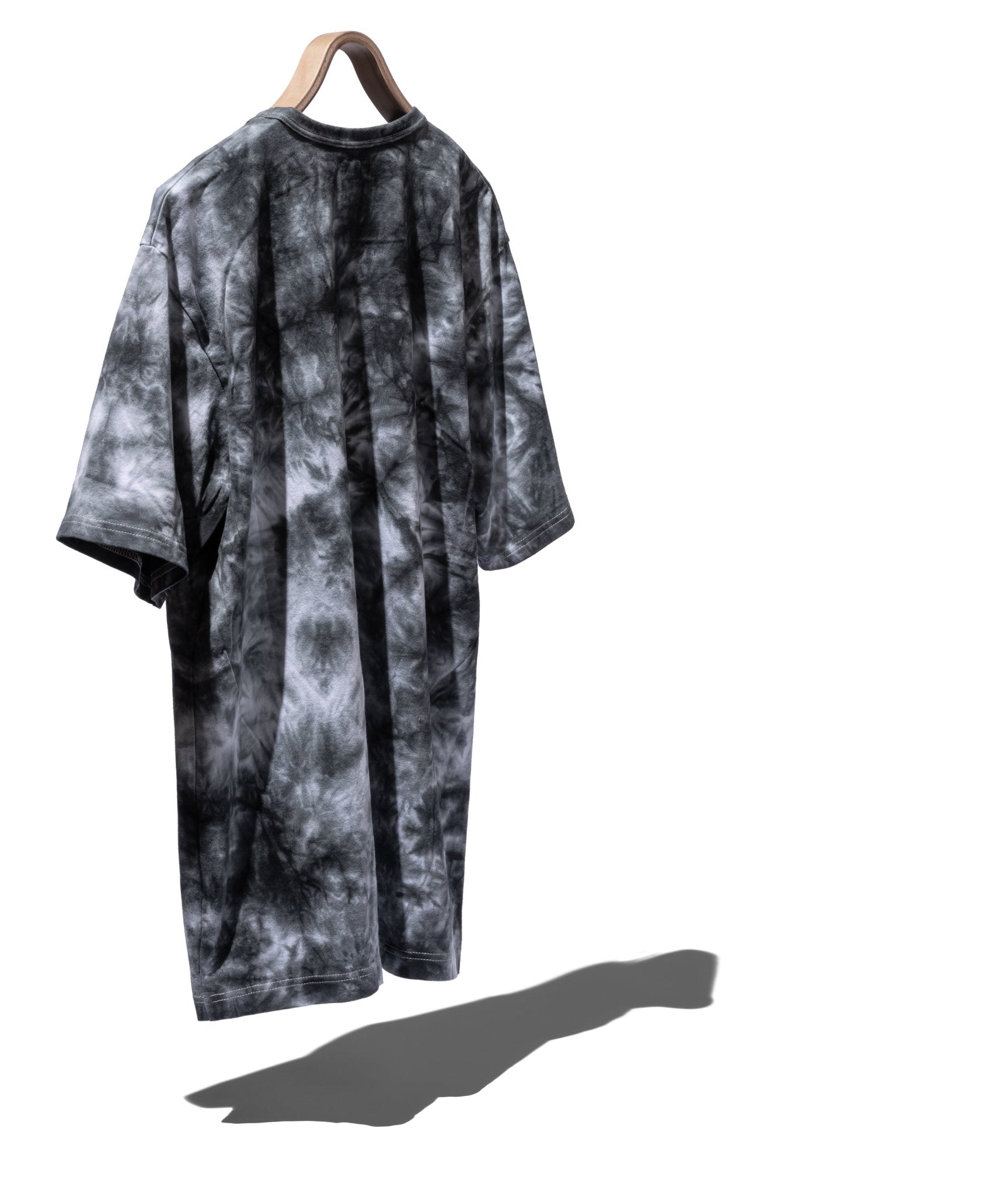 S/S CREW NECK TEE COTTON JERSEY CAMO TIE - DYED - HOBO