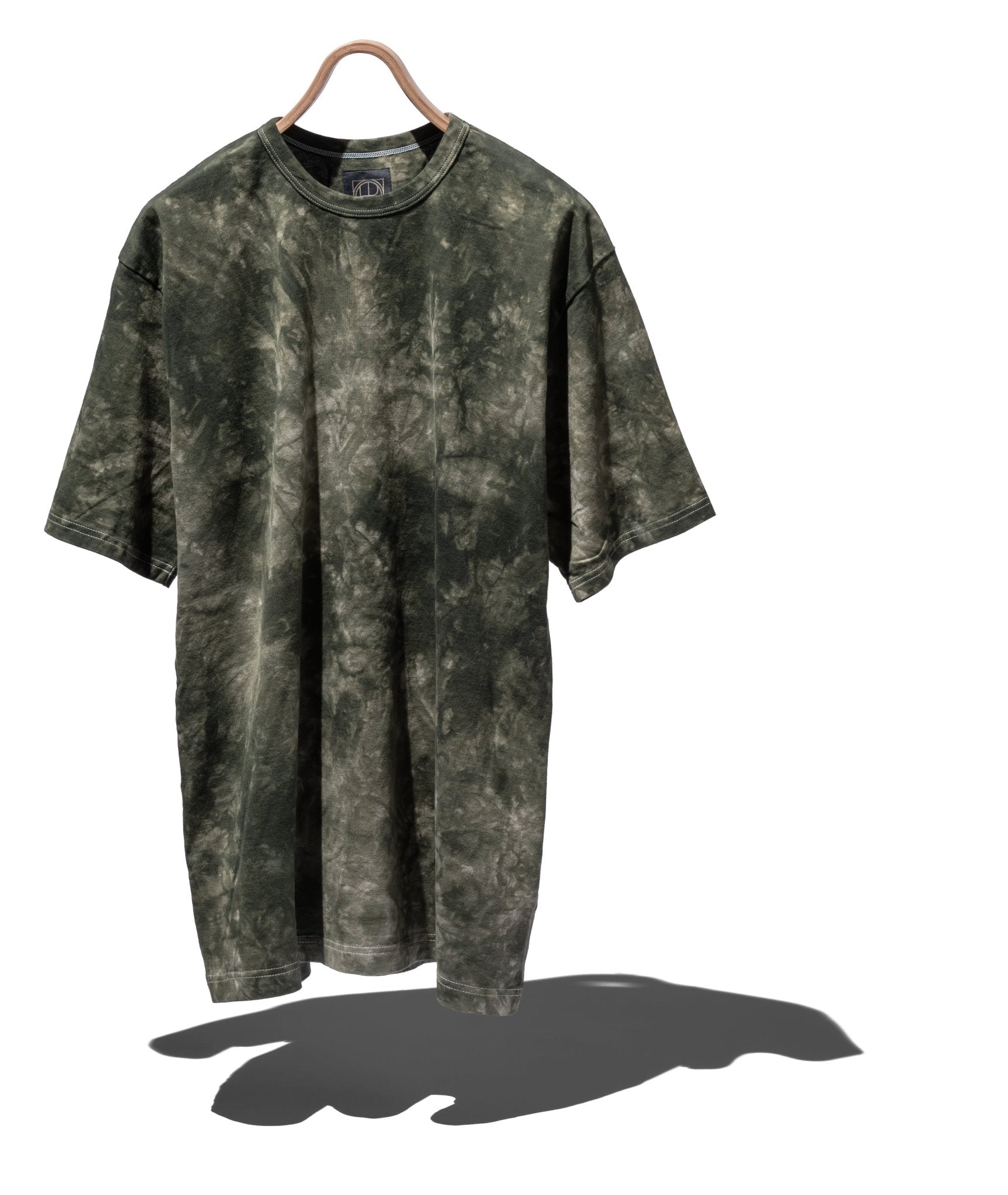 S/S CREW NECK TEE COTTON JERSEY CAMO TIE - DYED - HOBO