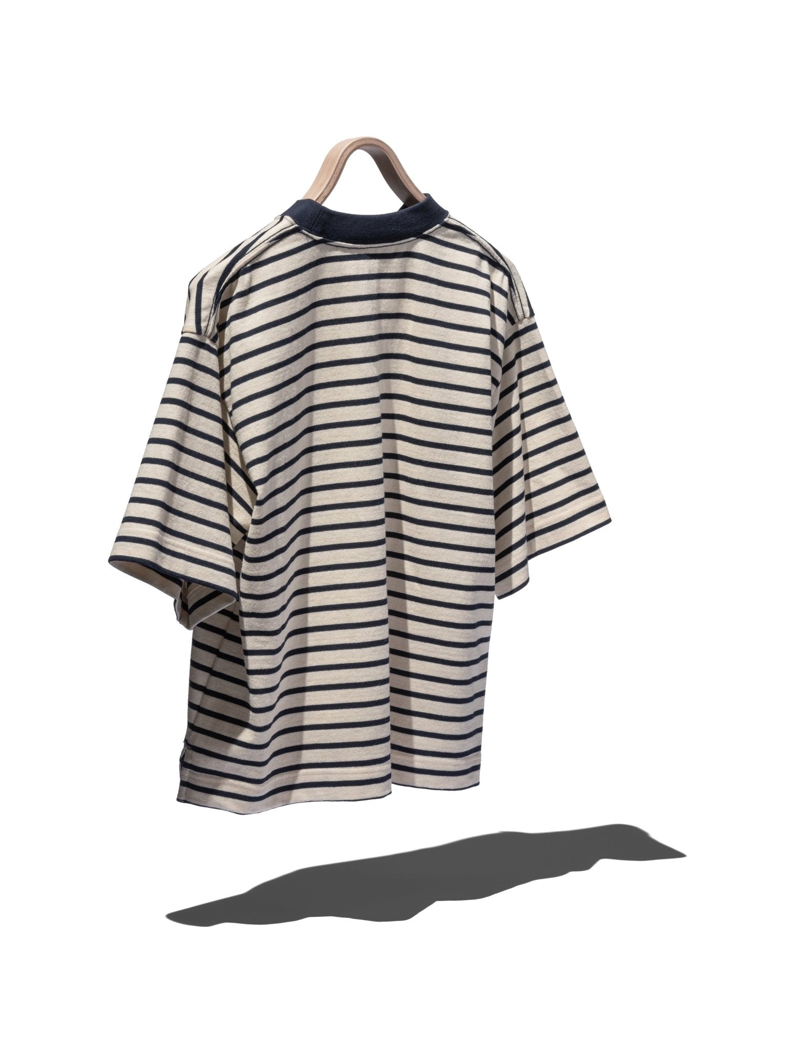 Stripe pocket H/S T - AND WANDER