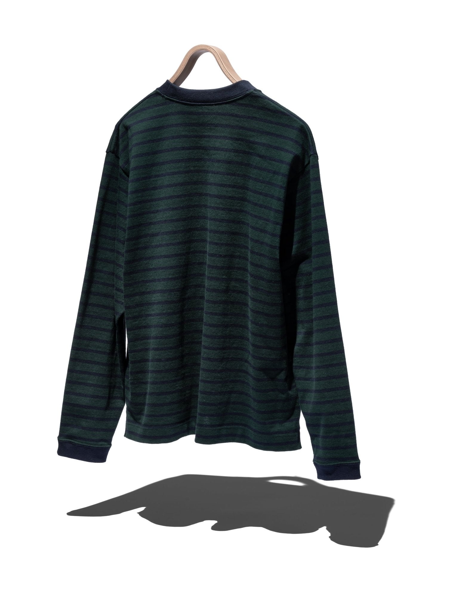 Stripe pocket L/S T - AND WANDER
