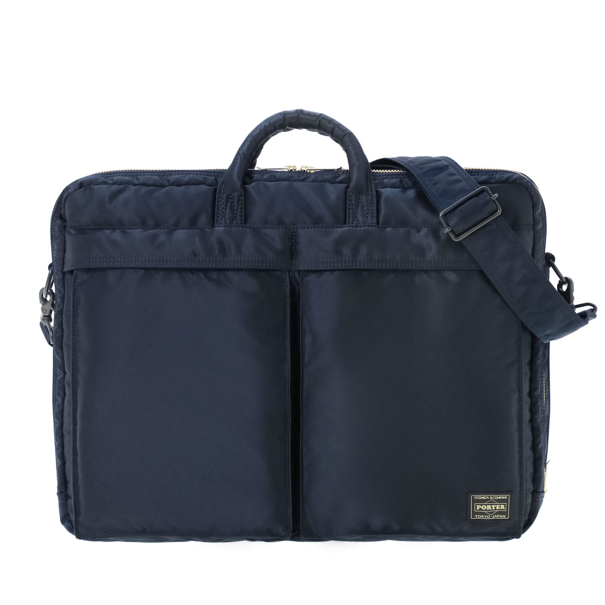 TANKER 2WAY DOCUMENT BAG W/ ZIP - PORTER