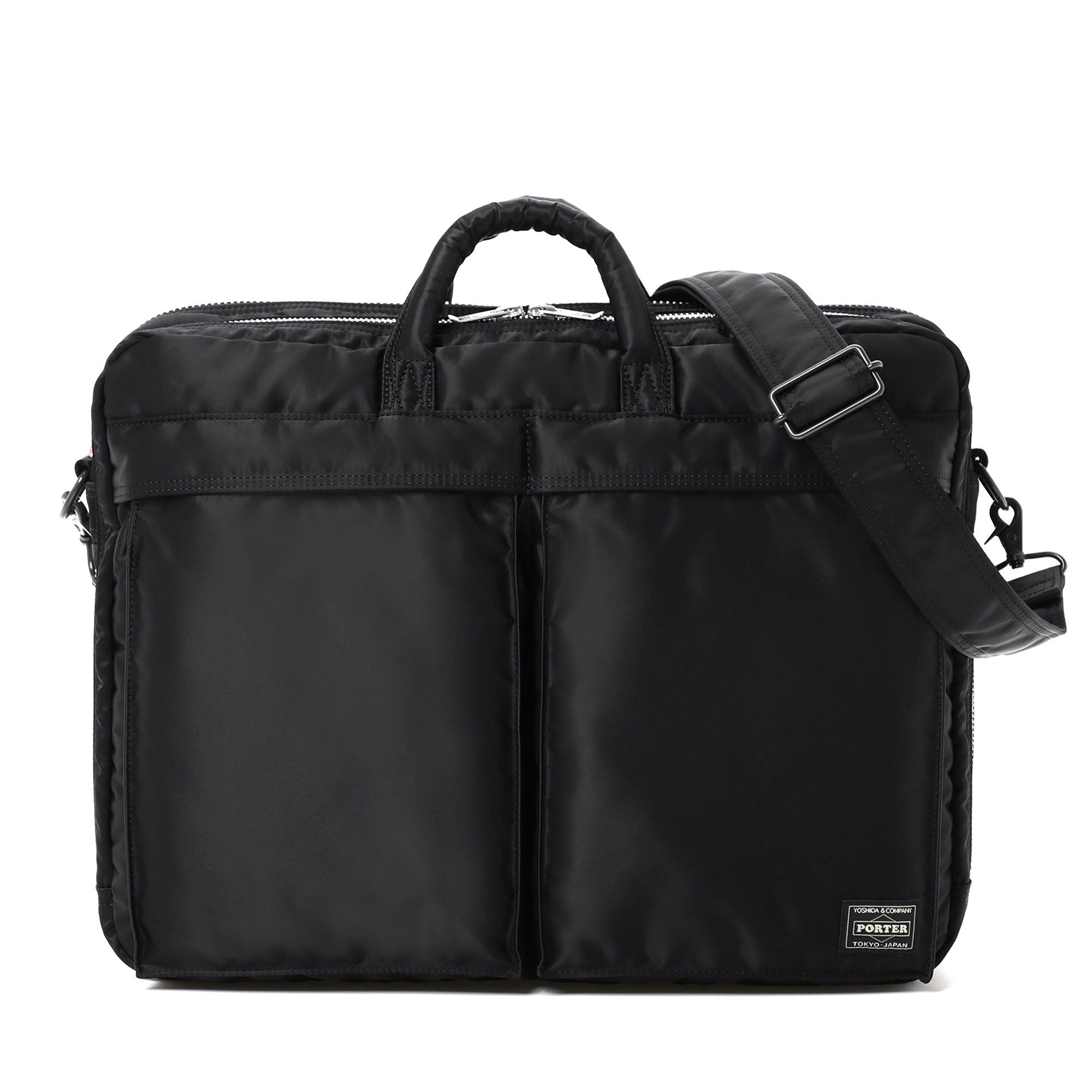 TANKER 2WAY DOCUMENT BAG W/ ZIP - PORTER