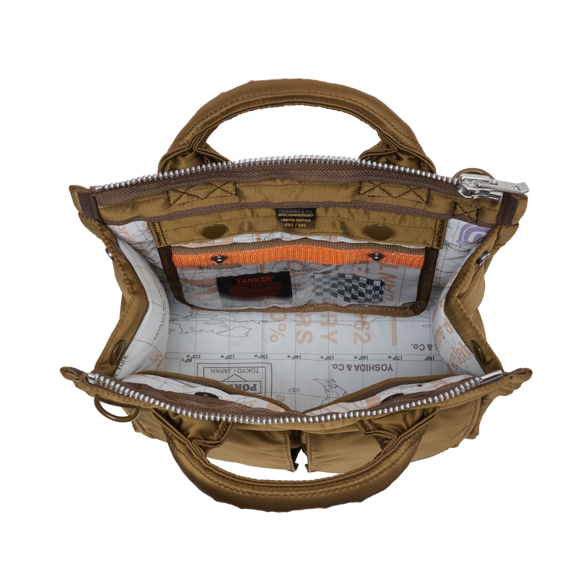 TANKER COYOTE SQUARE TOTE BAG by PORTER – WORDS SOUNDS COLORS & SHAPES