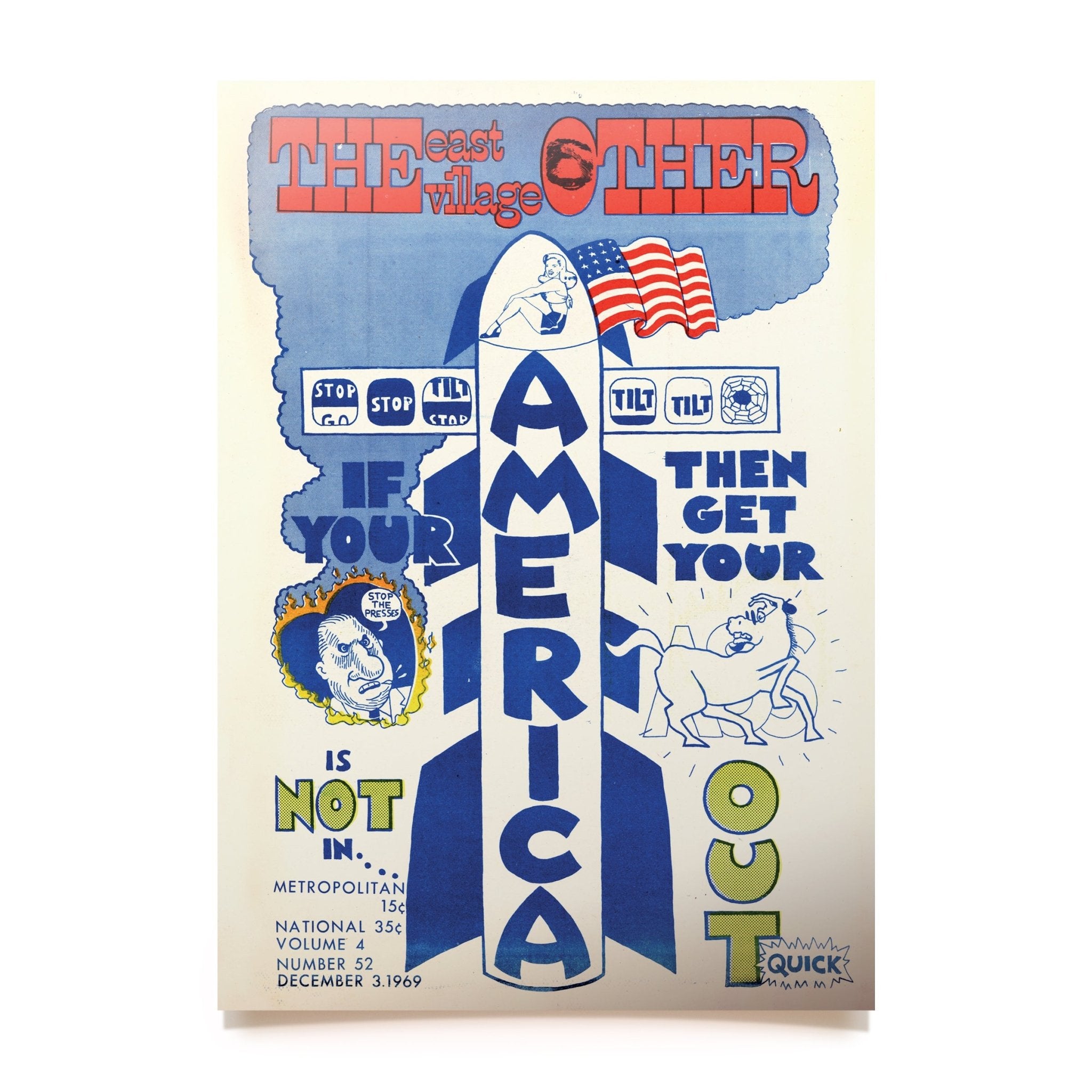 The Front Page poster (A2 size) E.V.O. - RADICAL MEDIA ARCHIVE