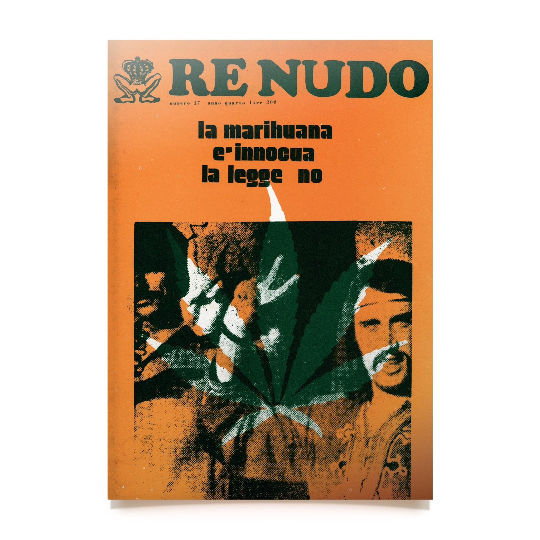 The Front Page poster (A2 size) Re Nudo - RADICAL MEDIA ARCHIVE