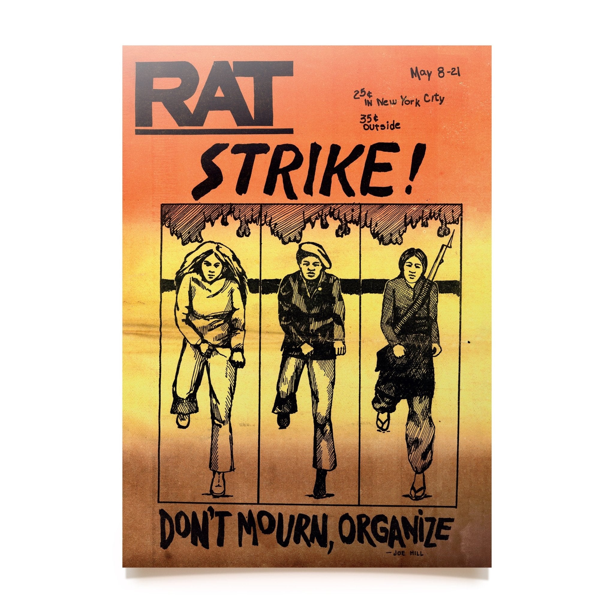 The Front Page poster (A2 size) Strike! - RADICAL MEDIA ARCHIVE