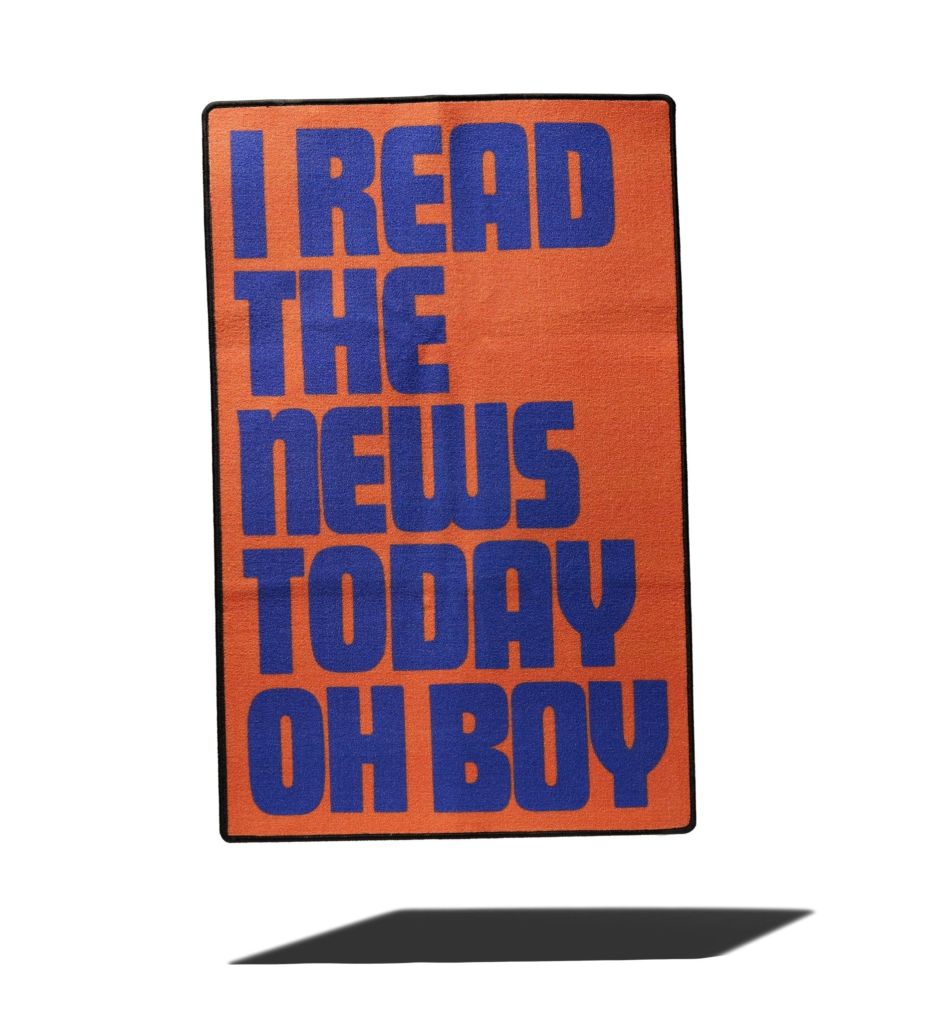The Radical Media Archive Rug: "I Read The News Today Oh Boy" - RADICAL MEDIA ARCHIVE