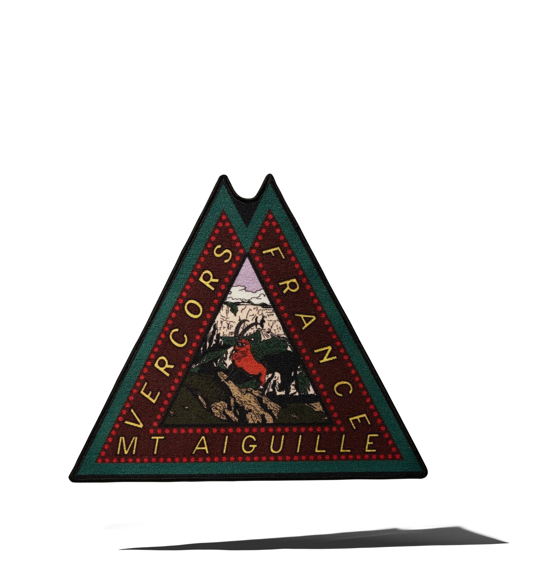 TRIANGLE MOUNTAIN RUG: MONT AIGUILLE - A YOUNG HIKER
