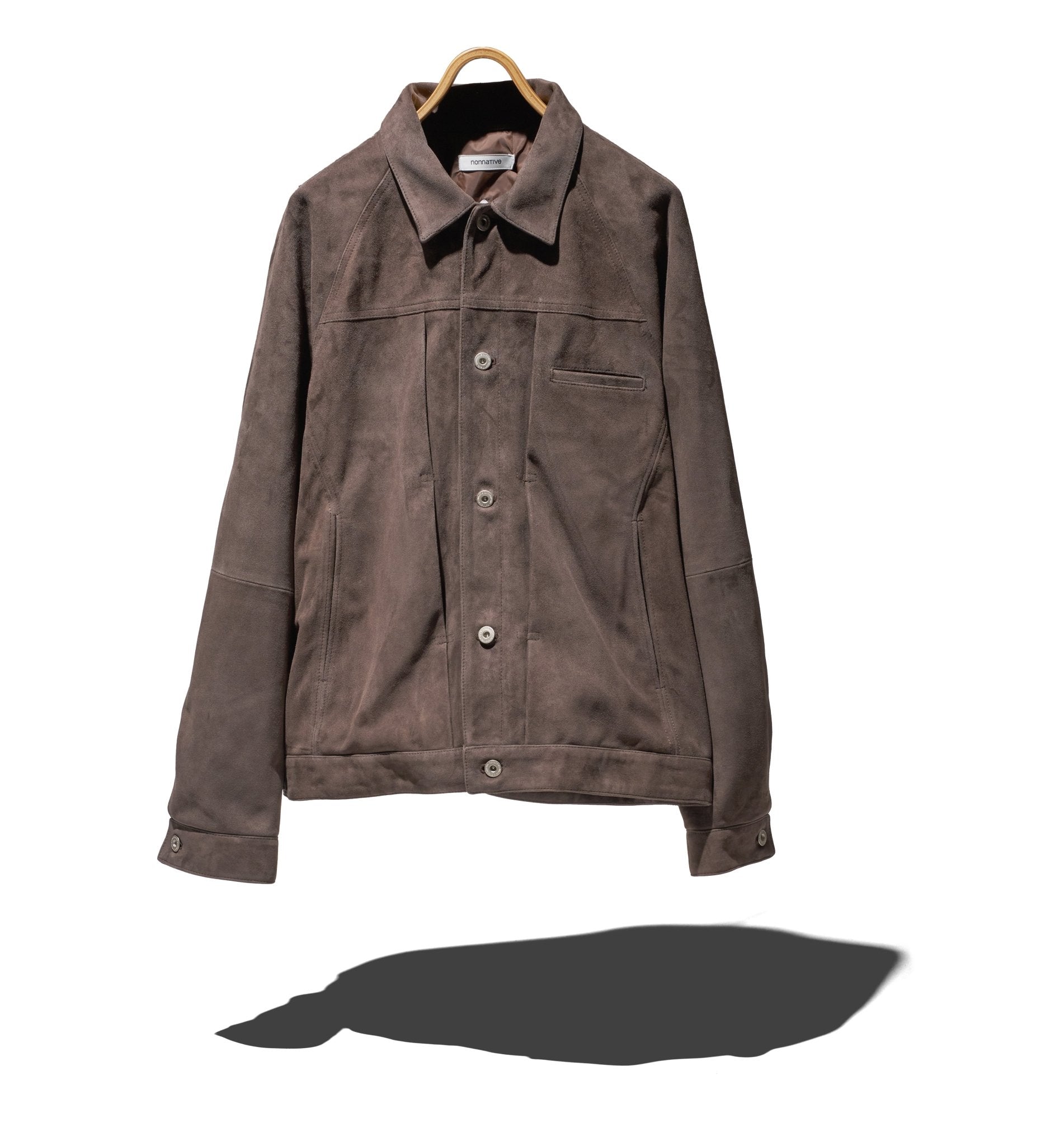 TRUCKER BLOUSON SHEEP LEATHER WITH GORE - TEX WINDSTOPPER® - NONNATIVE