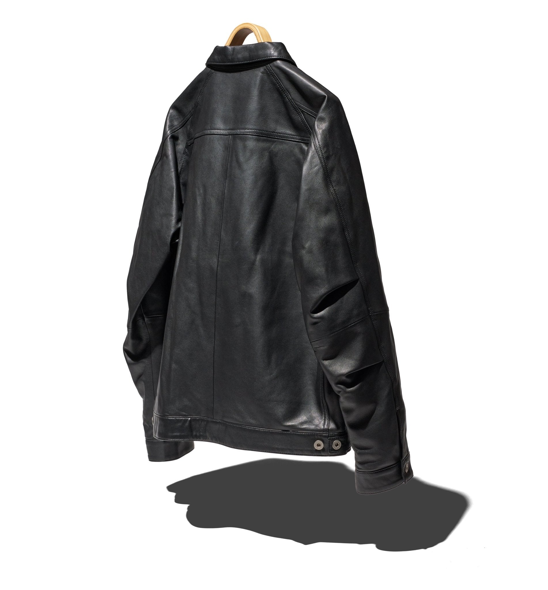 TRUCKER BLOUSON SHEEP LEATHER WITH GORE - TEX WINDSTOPPER® - NONNATIVE