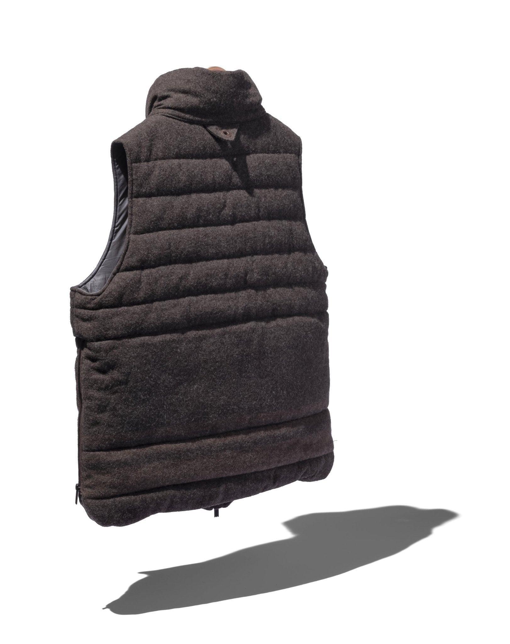 Windstopper Primaloft Lined Padded Vest - WHITE MOUNTAINEERING