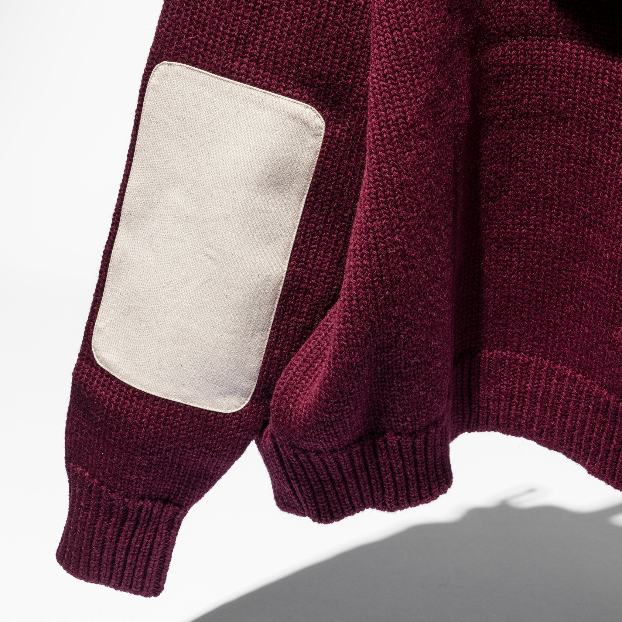 Wool Hoodie Rope Knit - DIE DREI BERGE