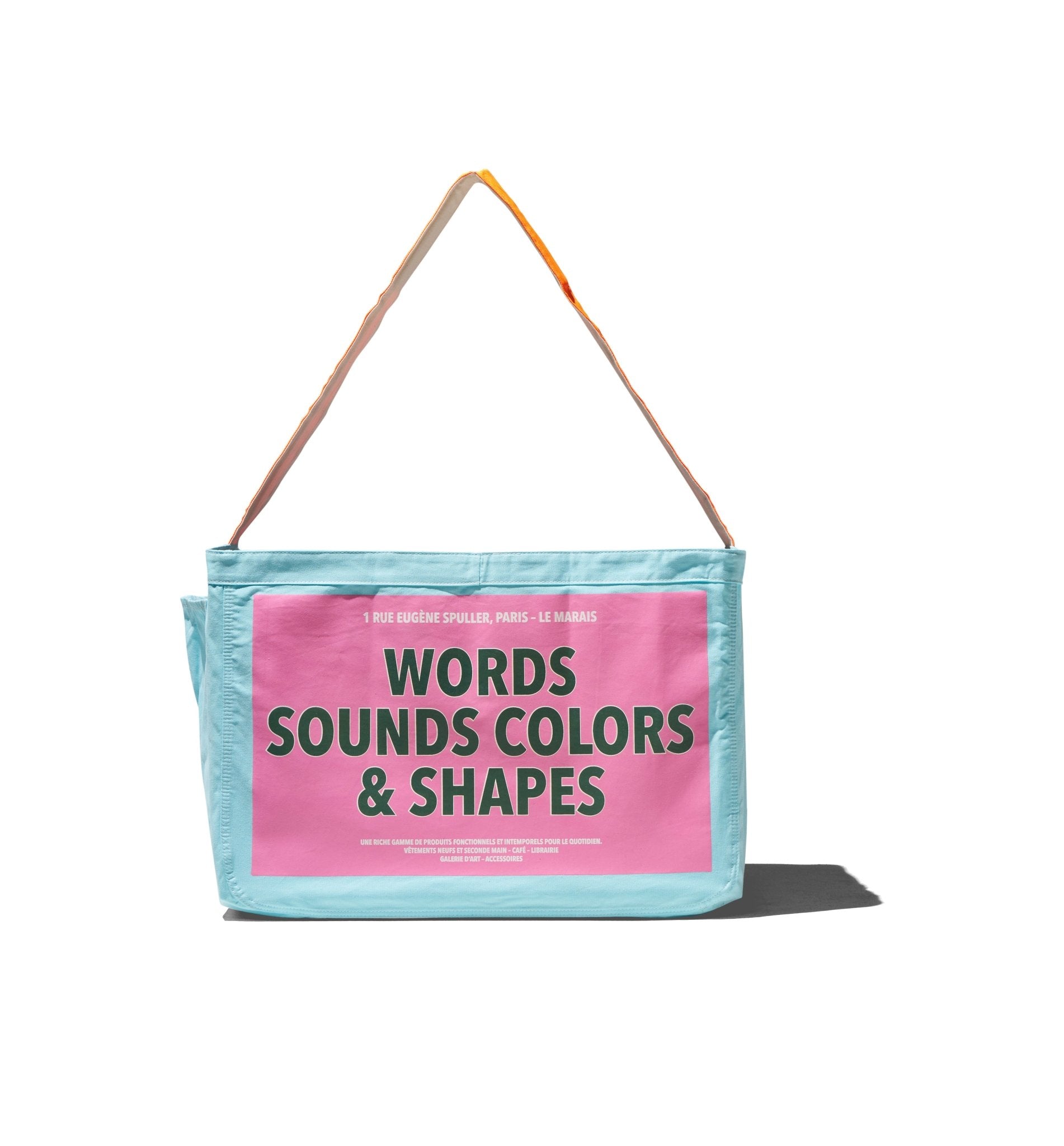 WORDS SOUNDS COLORS & SHAPES PAPER BOY BAG - WORDS SOUNDS COLORS & SHAPES