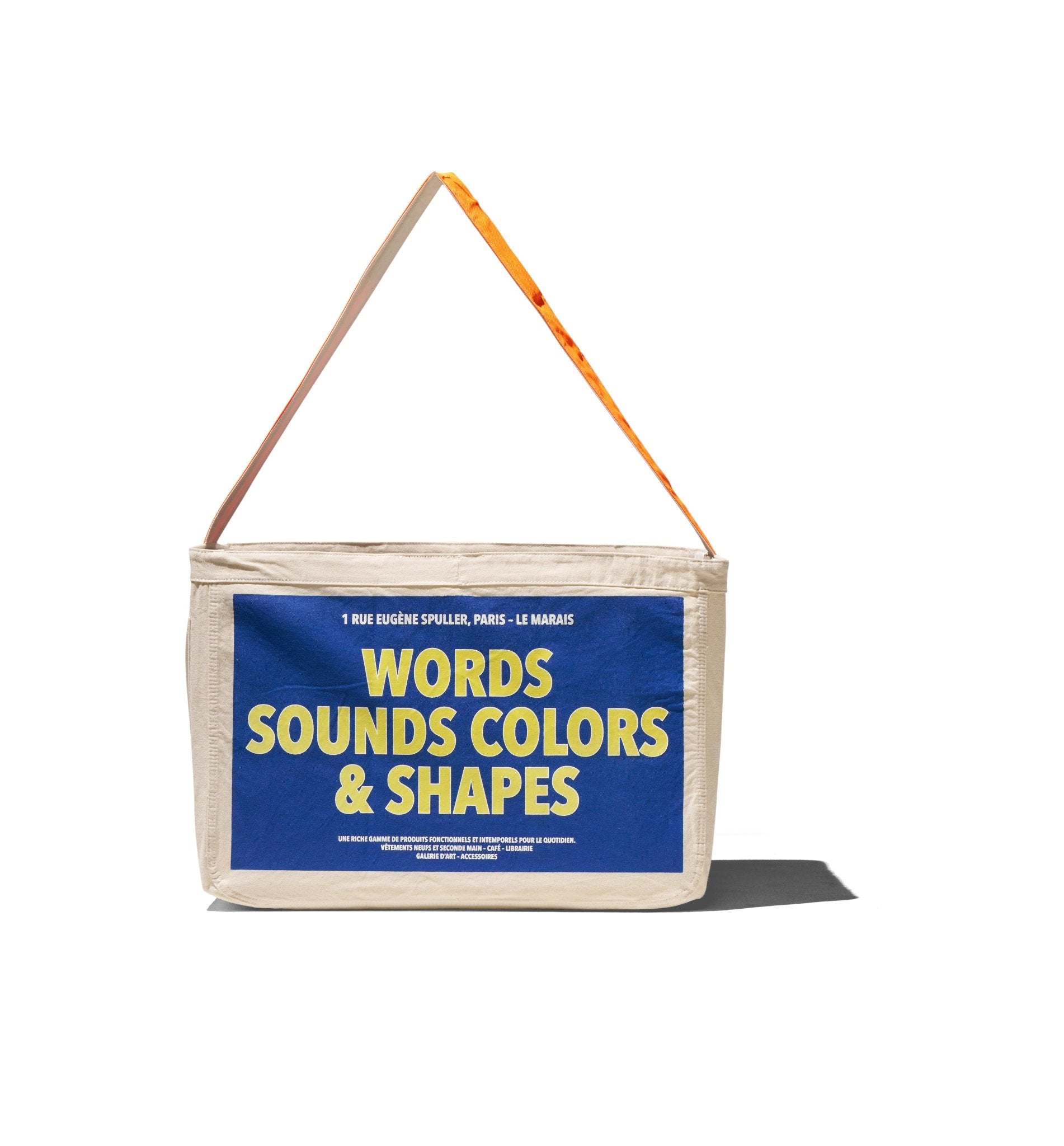 WORDS SOUNDS COLORS & SHAPES PAPER BOY BAG - WORDS SOUNDS COLORS & SHAPES