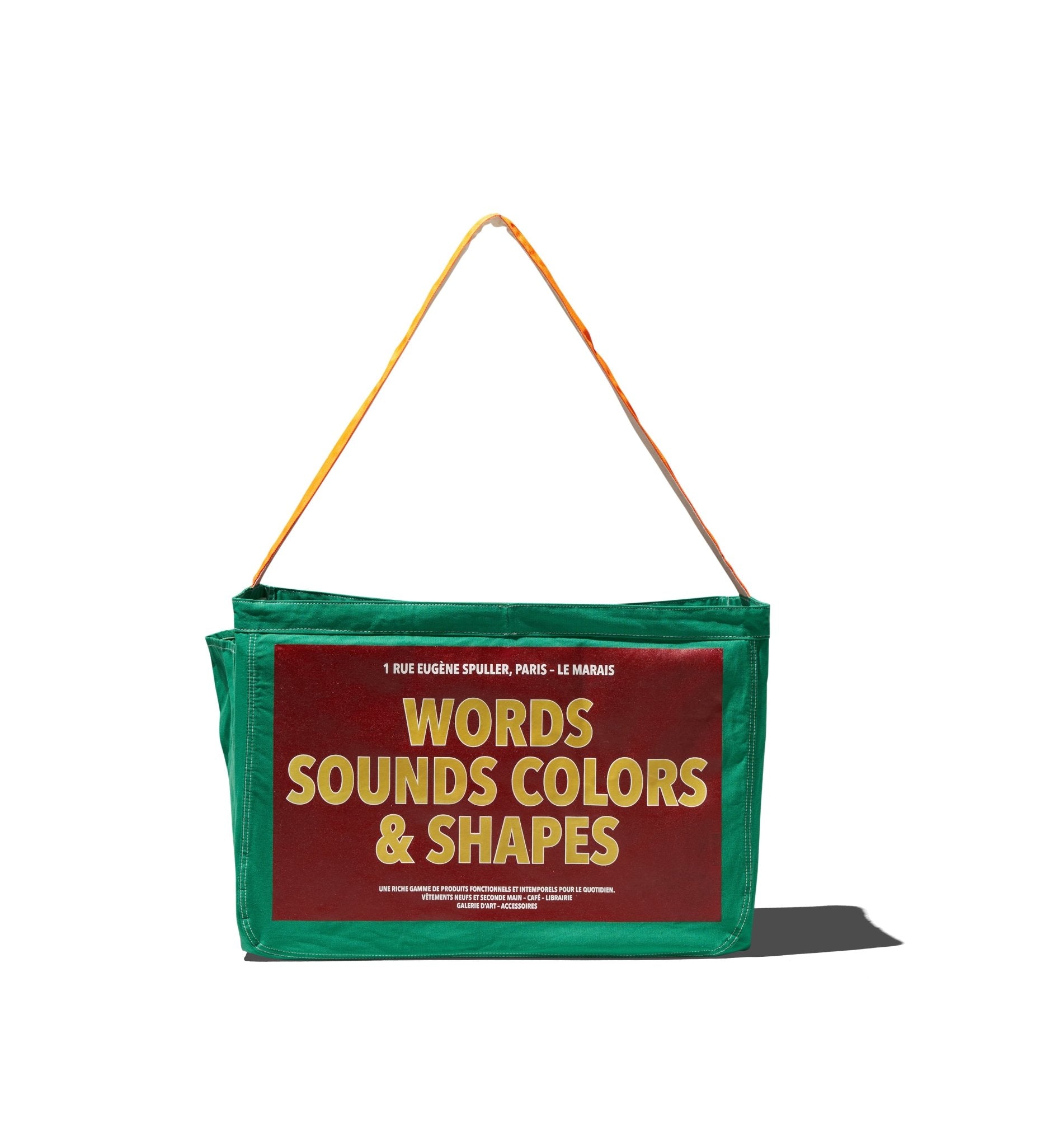 WORDS SOUNDS COLORS & SHAPES PAPER BOY BAG - WORDS SOUNDS COLORS & SHAPES