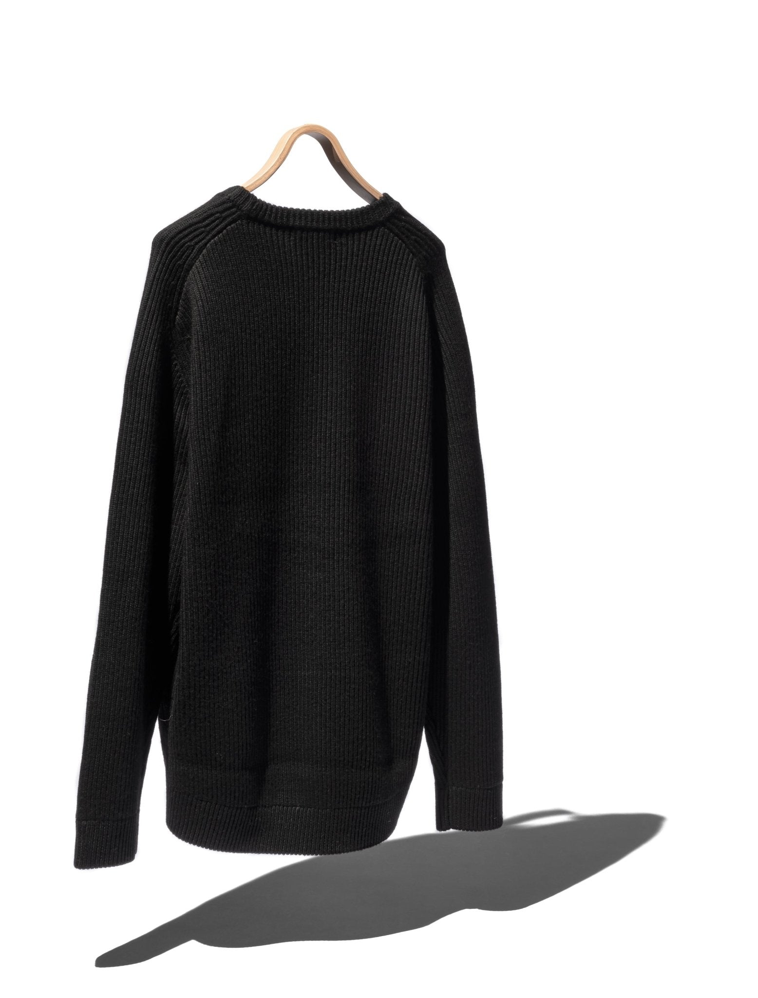 Worker Rib Sweater Merino Wool Yarn - NONNATIVE