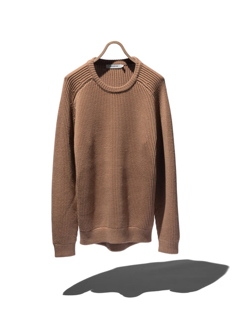 Worker Rib Sweater Merino Wool Yarn