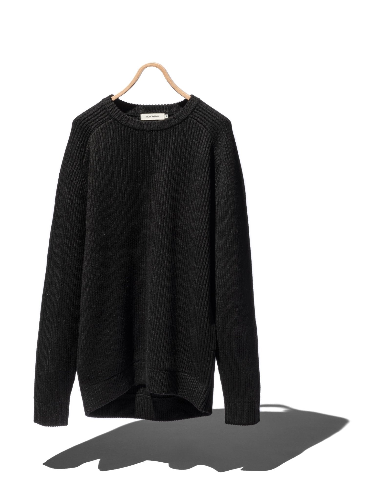 Worker Rib Sweater Merino Wool Yarn - NONNATIVE