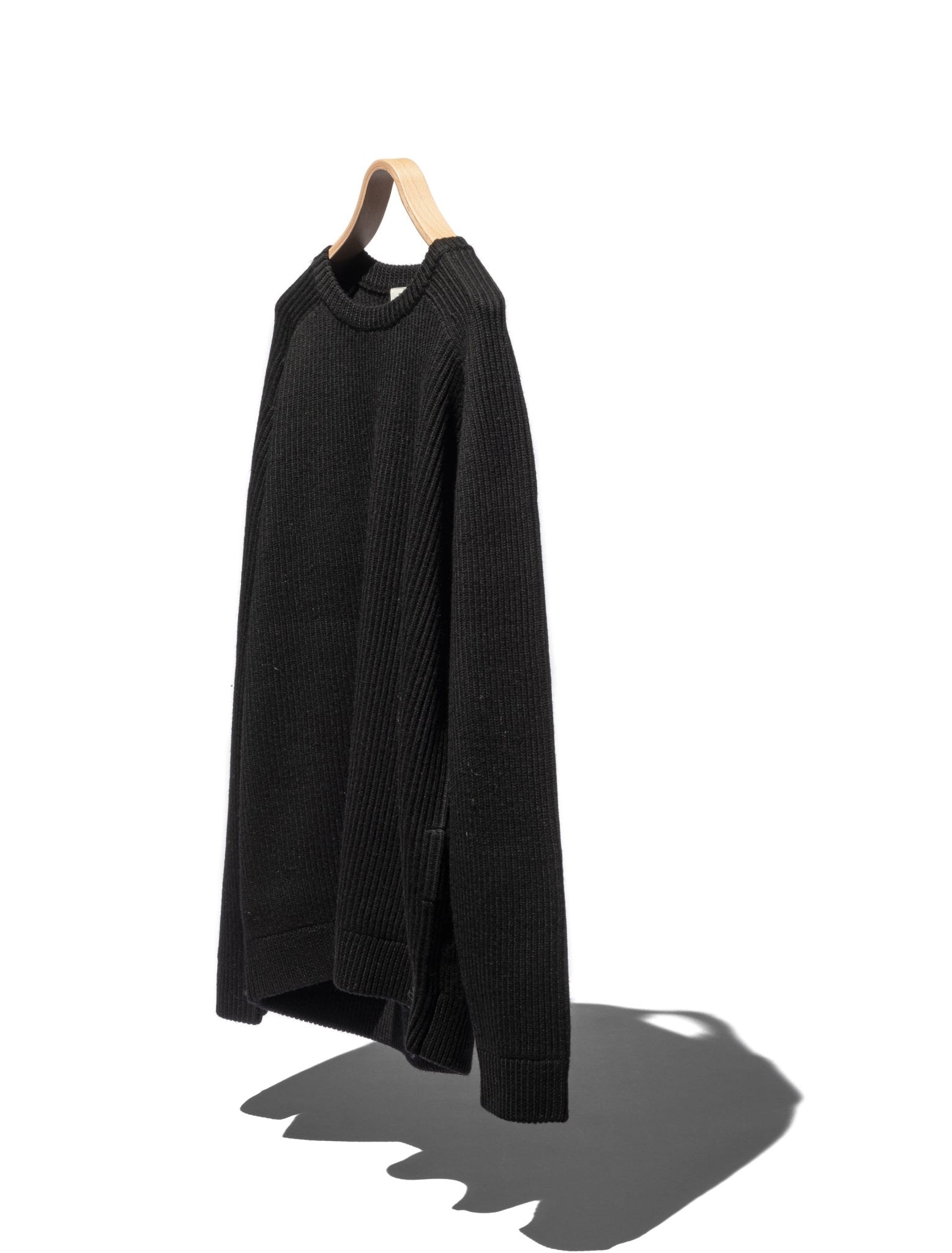 Worker Rib Sweater Merino Wool Yarn - NONNATIVE