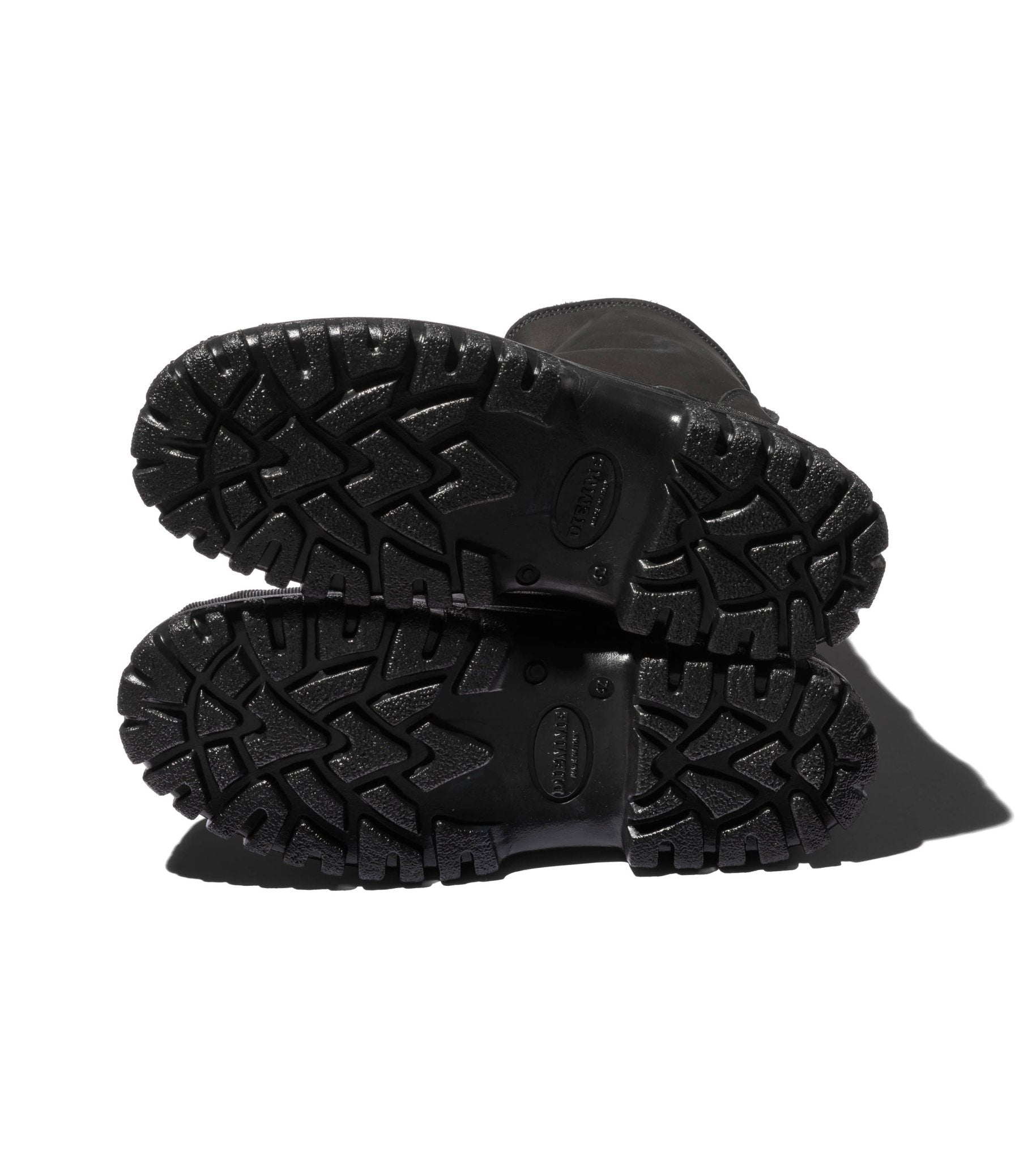 Worker Zip Mouton Duck Boots Cow Leather With Rubber Sole by DIEMME - NONNATIVE