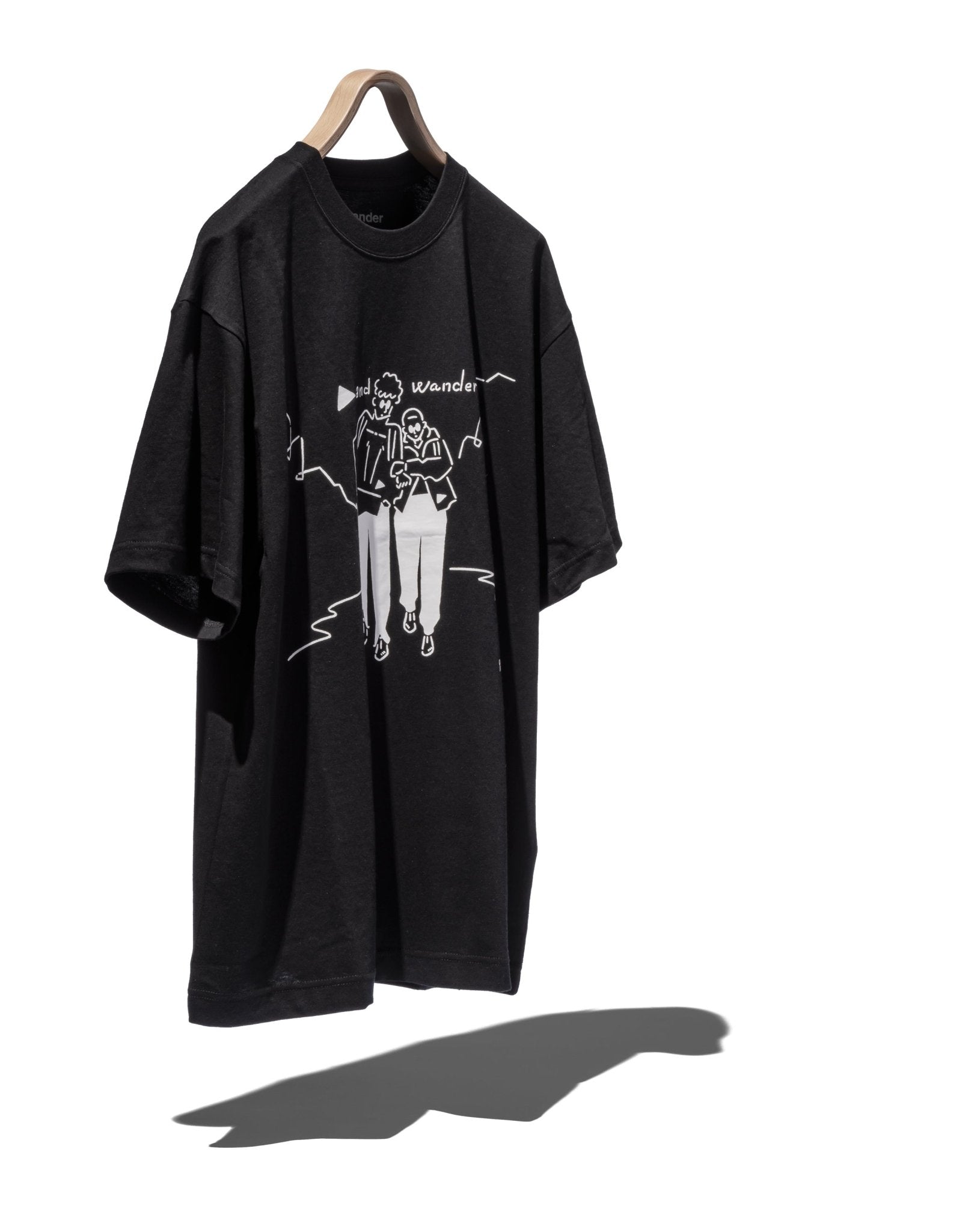Yu Nagaba printed T - AND WANDER